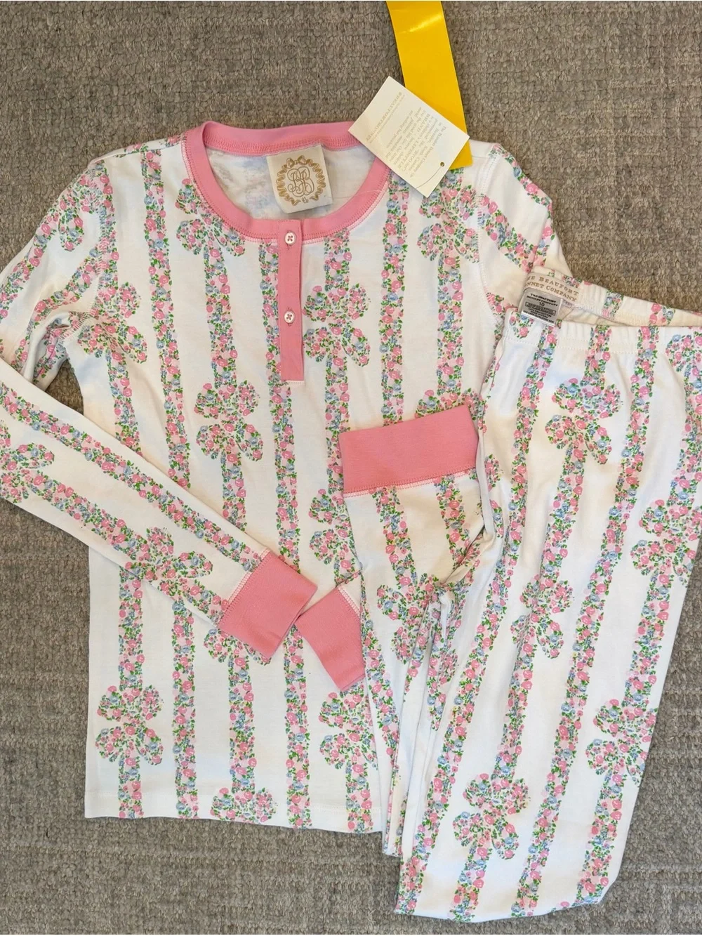 NWT TBBC Beaufort Bonnet Company Girls Rutledge Ribbons Sara Janes size 10